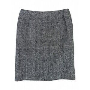 Doncaster Collection Gray Tweed Pencil Skirt Size 2